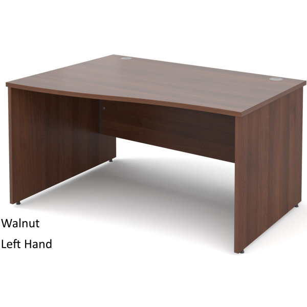 Maestro 25 Wave Office Desk - Panel End Legs